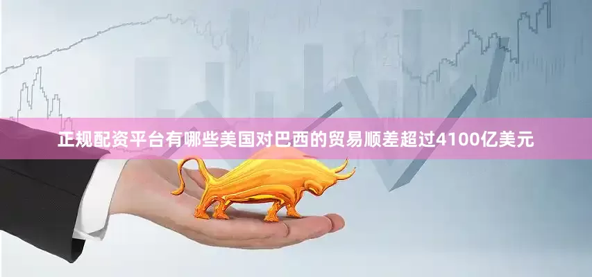 正规配资平台有哪些美国对巴西的贸易顺差超过4100亿美元
